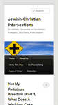 Mobile Screenshot of jewishchristianintersections.com