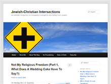 Tablet Screenshot of jewishchristianintersections.com